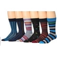 thumbnail image 2 of James Fiallo Mens 12-Pairs Funny Funky Crazy Novelty Colorful Patterned Dress Socks M201-12, 2 of 4