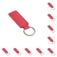 thumbnail image 2 of Sidaley Elegante llavero para hombres y mujeres, fácil de usar y fácil de usar, llavero compacto de cuero para motocicleta, llavero con aro rojo ciruela 10piezas, 2 of 6
