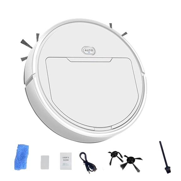 Qocolhg Robot Vacuum Cleaners for Home, Robot Vacuum Cleaner, Automatic Sweeping and Dragging Integrated Charging USB Home Vacuum Cleaner Intelligent Floor Cleaner Suction Christmas Gifts for Women