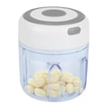 thumbnail image 5 of Portable Food Processor, iNova Electric Mini Garlic Chopper for Dicing, Ginger, Chili, Fruits, Onions Pepper and Baby Food 250ml, White, 5 of 7