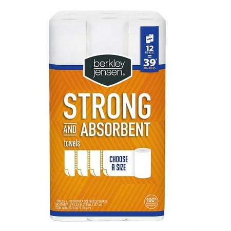 Berkley Jensen Choose-A-Size Paper Towel, 12 Ct.