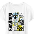 thumbnail image 3 of Star Wars - The Mandalorian Mando Helmet Grid  - Wo Men's Short Sleeve Graphic T-Shirt, 3 of 5