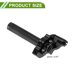 thumbnail image 4 of Empuñadura del Acelerador de 22mm de Unique Bargains con 1 Tornillo de Ajuste Negro M10, Empuñadura de Acelerador de Motocicleta de Aleación de Aluminio CNC para Manillar de 7/8" 22mm Negro, 4 of 6