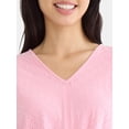 thumbnail image 4 of The Pioneer Woman Tie Front Textured Knit Top, Women's, Sizes XS-3X, 4 of 5