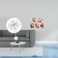 thumbnail image 2 of Reloj de pared decorativo redondo, silencioso, sin tictac, figura de resina acrílica, diseño de dios de , regalo Feng Shui, adecuado para el, 2 of 8