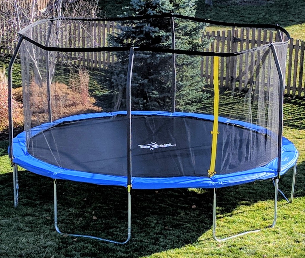 Airzone 12' Trampoline, with Enclosure, Blue - image 2 of 4