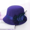 thumbnail image 4 of Small headband sun hat for ladies - Purple, 4 of 5