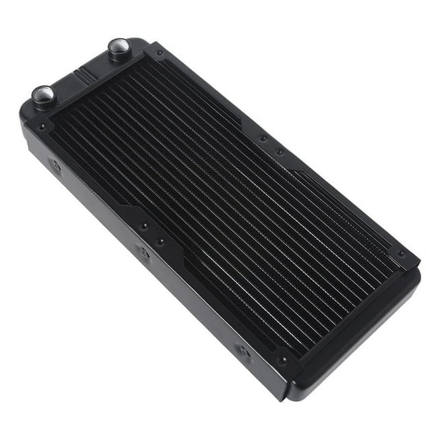 K1KF 360mm 18 Tube Computer Water Cooling Radiator G1/4 Female Thread Heat Dissipation for Computer PC CPU Water Cool System 240mm Thread mouth Aluminum