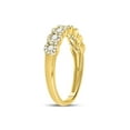 thumbnail image 3 of Diamond Princess 14kt Two-tone Gold Round Diamond Bridal Wedding Ring Band Set 7/8 Cttw, 3 of 4