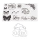 thumbnail image 1 of Kit de Sello claro Zhivalor Forma única decorativa Plantilla transparente estampado corte Die Set para DIY Scrapbook artesanía, 1 of 8