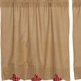 thumbnail image 3 of VHC Brands Burlap Scalloped Tier Valance, 3 of 3