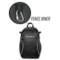 thumbnail image 3 of PowerNet Baseball Softball Backpack M - BLACK, 3 of 5