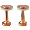 thumbnail image 1 of 2X LED Lámpara de Mesa Recargable Táctil Mesa de Comedor Bar Lámpara de Mesa Lámpara de Noche Pequeña para Exteriores Lámpara de Mesa Decorativa, Bronce, 1 of 5