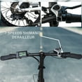 VTUVIA SF20 StepThru Folding 20" Fat Tire Electric Bike, 750W Electric