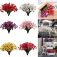 thumbnail image 4 of Marbhall 1Pc Outdoor Plastic Plants Garden Porch Decor Artificial Flowers Fake Flowers, 4 of 6