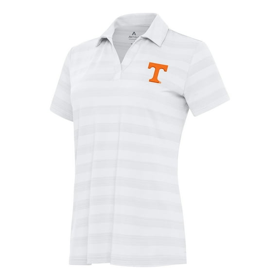 Women's Antigua White Tennessee Volunteers Tunnel Polo