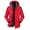 Red, variant on Herrnalise Men's Detachable Cap Waterproof And Windproof Thick Three-in-one Jacket Outdoor Sports Warm Jacket Green