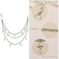 thumbnail image 5 of Goth Pants Chain for Women Men Punk Layered Jean Chains Gothic Pocket Chain for Women Hip Hop Waist Chain Charms, 5 of 16