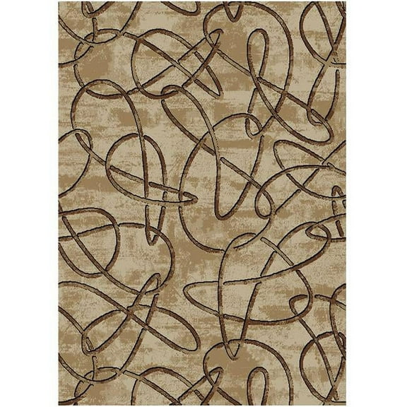 Mayberry Rug CT9861 8X10 7 ft. 10 in. x 9 ft. 10 in. City Scribble Area Rug, Multi Color