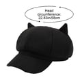 thumbnail image 3 of Jiibva New Beret Women Cute Cat Ear Octagonal Hats Women Newsboy Cap Beret Women Vintage Painter Winter Hats for Women Octagonal Caps, 3 of 7