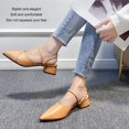 thumbnail image 2 of Zapatillas de tacón con punta cerrada toboganes de tacón con punta en punta de moda para ir de compras para dama ANGGREK Otros, 2 of 7