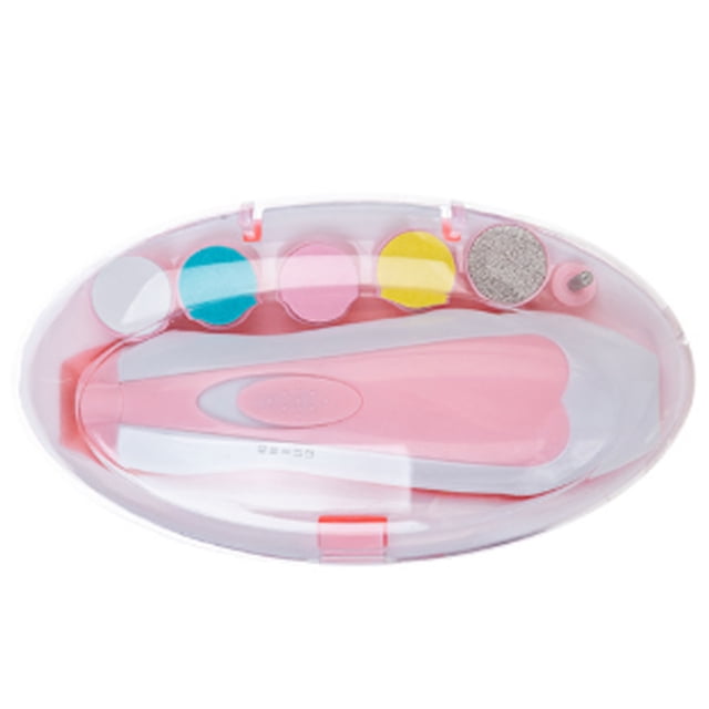Cortauñas electrónico para bebés, 6 en 1 Lima de uñas electrónica para bebés Cortauñas para bebés Diseño de próxima generación