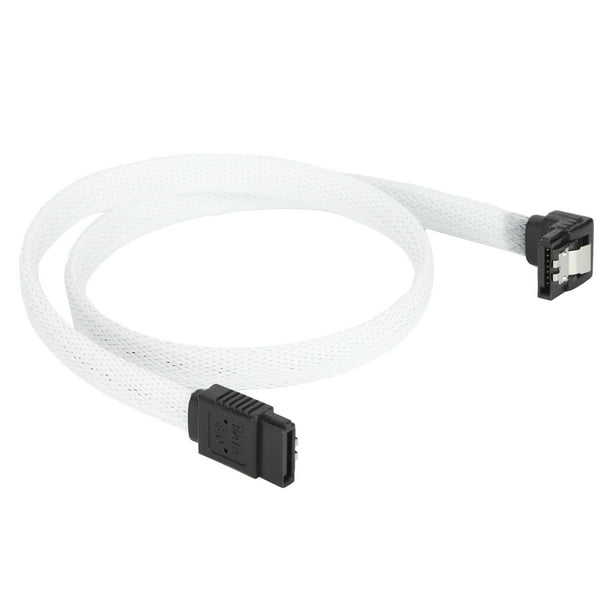 Sata Extension, Elbow Sata Cable 8 Core 7P Pure Copper Core Shielded Aluminum Foil 500MB/S Solid State Drive For Solid-State Disk For Spe