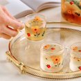 thumbnail image 4 of Acrylic Vanity Tray with Gold Handles, Decorative Serving Tray for Jewelry Comestic Candle Dish Plate, Vanity Counter Bathroom Table Organizer Amber (11.8 ''x 1.3” H), 4 of 15