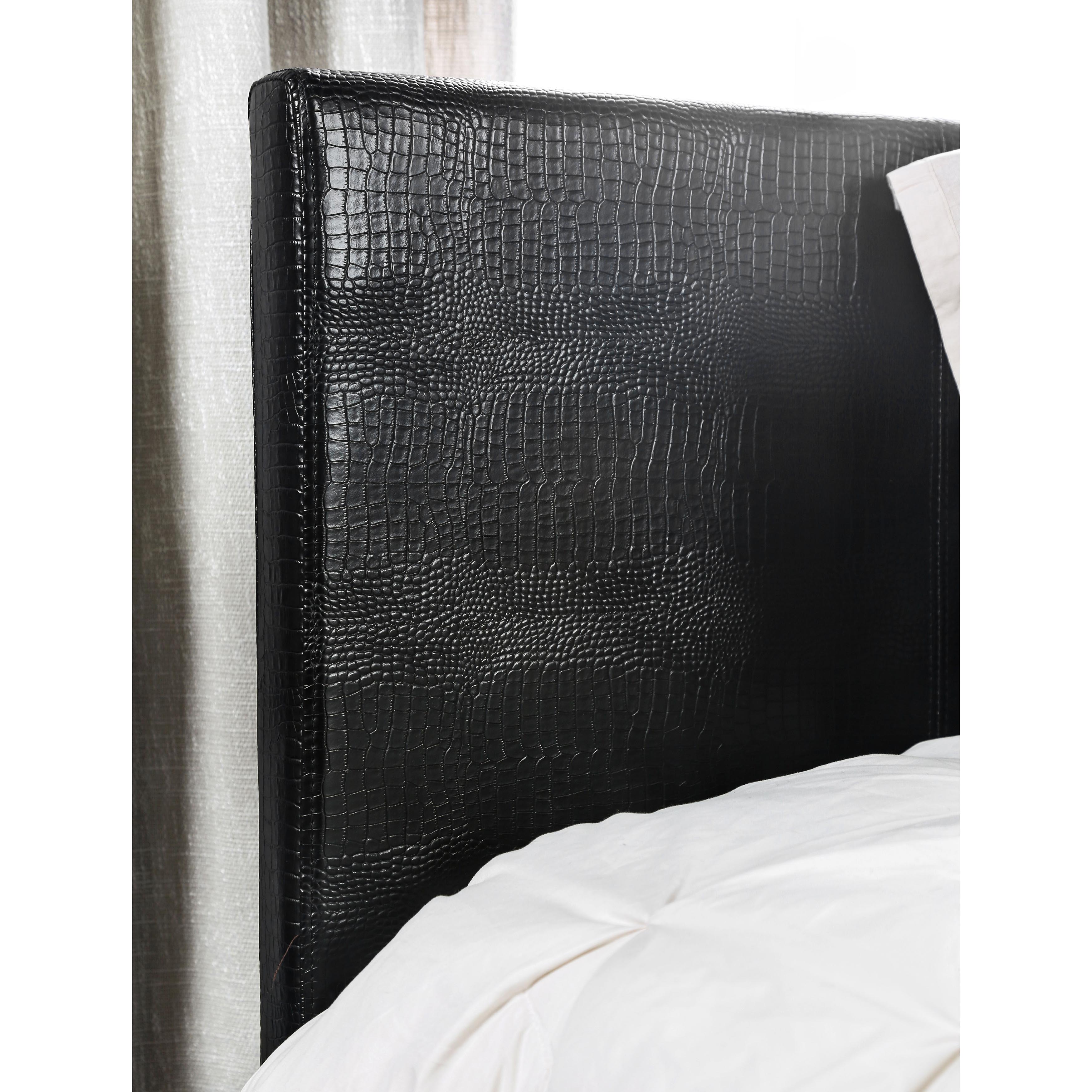 Furniture of America Kaye Wood Platform Bed, Full, Black
