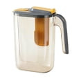 thumbnail image 2 of Refrigerator Water Dispenser with Fruit Filter | 2.6L Large Capacity Cold Water Pitcher for Side Door Storage | Household Iced Tea and Lemonade Maker | Durable Food-Grade Plastic Pitcher, 2 of 6