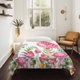 thumbnail image 4 of Mushroom Tapestry for Bedroom Wall Hanging Tapestry, Pink Butterfly Rustic Botanical Leaf Ceiling Backdrop Tapestries Poster Blanket Wall Decor for Teens Room Living Room Dorm 59" x 79", 4 of 8