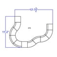 thumbnail image 3 of BizChair Black LeatherSoft Reception Configuration, 11 Pieces, 3 of 7