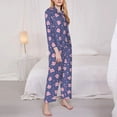 thumbnail image 2 of Bingfone Womens Pajama Sets Cute Pig Print,Long Sleeve Loungewear Pajamas Set-Small, 2 of 8