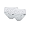 thumbnail image 2 of YouLoveIt Women Underwear Breathable Brief Underwear, 2 pack Soft Cotton Underwear High Waist Full Coverage Briefs Panties Full Coverage, 2 of 7