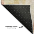 thumbnail image 5 of Addison Rugs Mayfield Premium Machine Washable Transitional Squares Coral Rectangle Rug, 5' x 7'6", 5 of 6