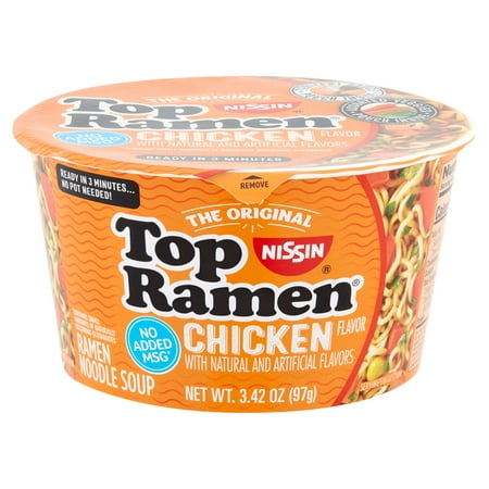 Walmart Grocery Nissin The Original Top Ramen Chicken Flavor Ramen Noodle Soup 3 42 Oz
