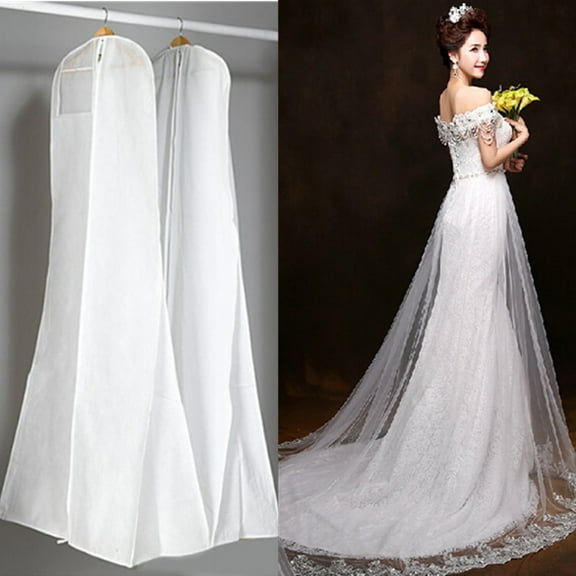 ZOUYUE 72'' Non-woven Wedding Dress Storage Dust Cover Clothes Garment Bag