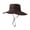 Coffee, variant on Men's Outdoor Sun Hat Wide Brim Breathable Vented Adjustable Chin Strap UV Protection for Hiking and Camping Activities Hat