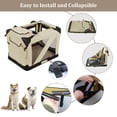 thumbnail image 2 of ZAKAPAWS Collapsible Soft Dog Crate, 30'' Portable 3 Door Dog Kennel, Travel Pet Crate Carrier for Indoor and Outdoor, 2 of 7