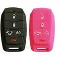 thumbnail image 2 of 5B Silicone Cover Entry Fob Case Skin Rubber for Dodge Ram 1500 2019 2020 Key, 2 of 5