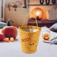 thumbnail image 5 of NWOKYZGH 1Pc Halloween Trick or Treat Bag, Pumpkin Canvas Candy Tote Bucket Multipurpose Portable Collapsible Reusable Bucket - Best Halloween Party Gifts, 5 of 6