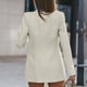 thumbnail image 5 of Trajes para mujeres Blazer Chaquetas Solapa Cabo Capa Abrigo largo Blazers Señoras Casual Traje de oficina Prendas de abrigo Odeerbi ODB-3, 5 of 6