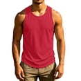 thumbnail image 2 of Tank Tops Men Moisture-Wicking Quick-Dry Sleeveless Tops Breathable Muscle Fit Gym Workout Running Shirt for Summer, S, 2 of 8