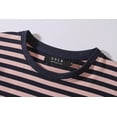 thumbnail image 3 of SSLR Men's Long Sleeve Striped Shirts Casual Crewneck T shirt Cotton Tee Shirts, 3 of 8