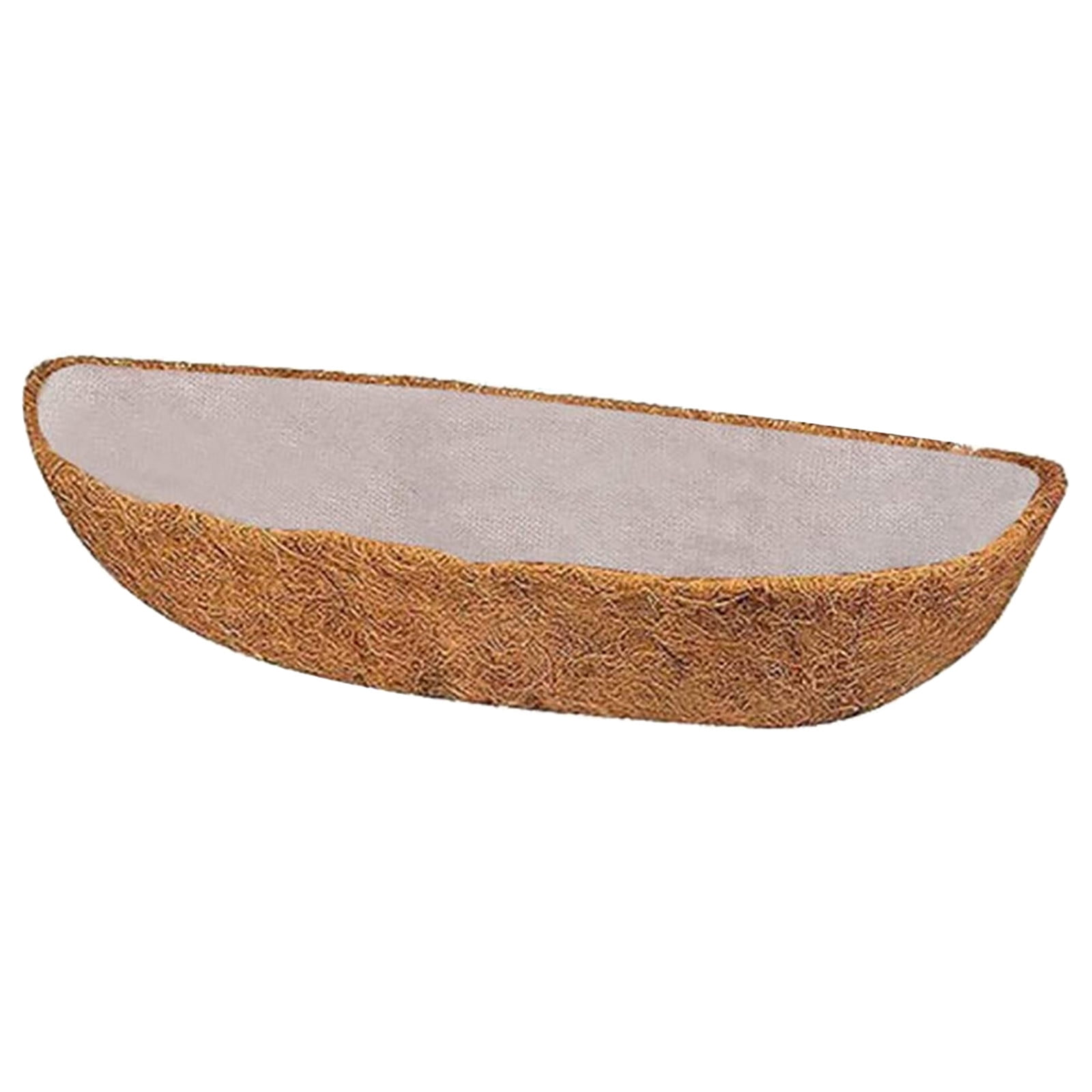LYINGF Hanging Basket Coconut Fiber for Plants Round Hanging Basket Liner Wall Planter Insert Replacement Coco Coir Liner for Window Box, Fence Flower Baskets Pot for Porch, Patio & Garden