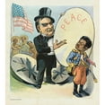 thumbnail image 3 of Udo Keppler 20x22 Black Modern Framed Museum Art Print Titled - Through Peace to Happiness (1899), 3 of 5