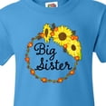 thumbnail image 4 of Inktastic Big Sister Sunflower Wreath Youth T-Shirt, 4 of 5