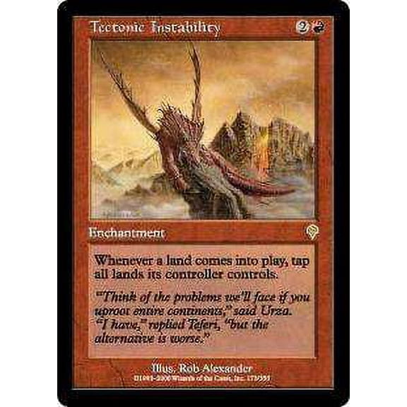 MtG Invasion Rare Tectonic Instability #173