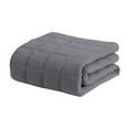 thumbnail image 2 of Lightweight Down Alternative All Season Oversized Comforter, Gray - Full, 2 of 3