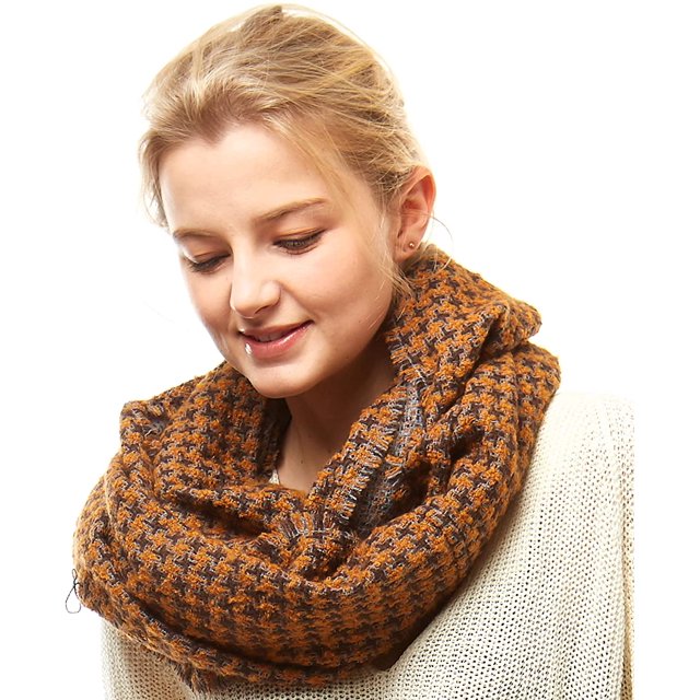 Women's Infinity Scarf - Soft and Warm Winter Loop Neck Warmer Scarves - Various Patterns and Colors.